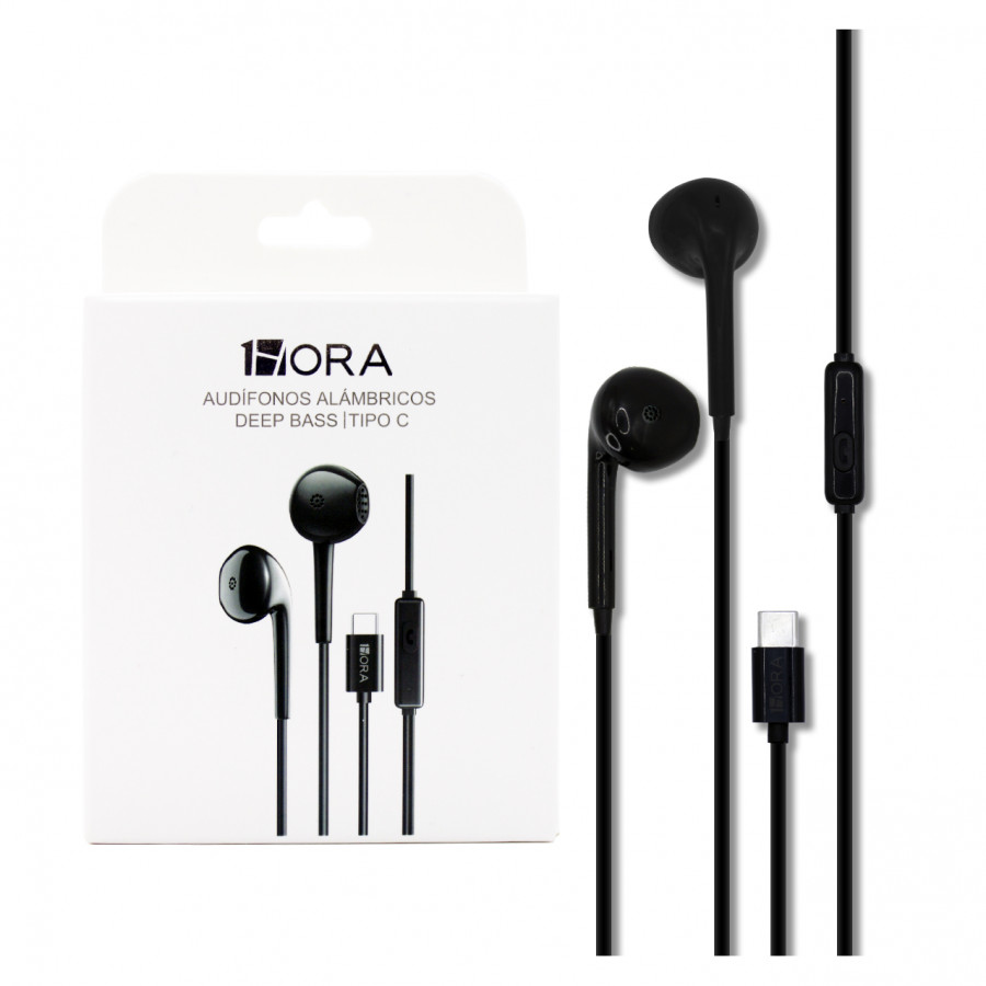 Audifonos Tipo C Aut124 1.2m 1hora