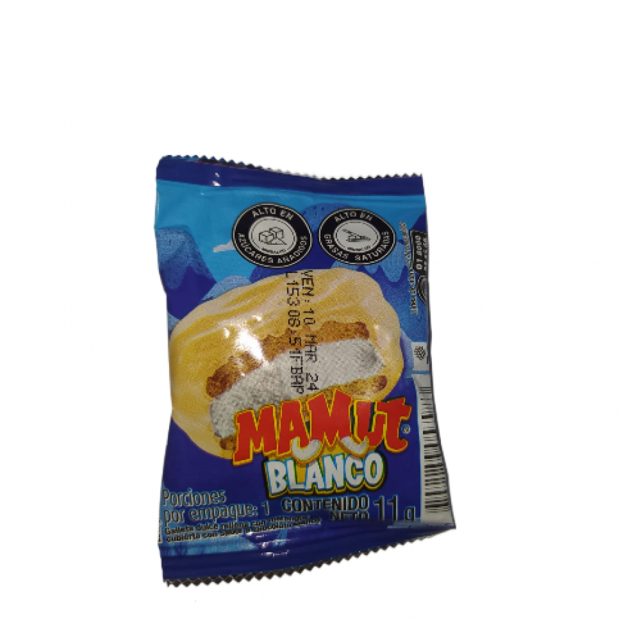Galleta Mamut Blanco 11G