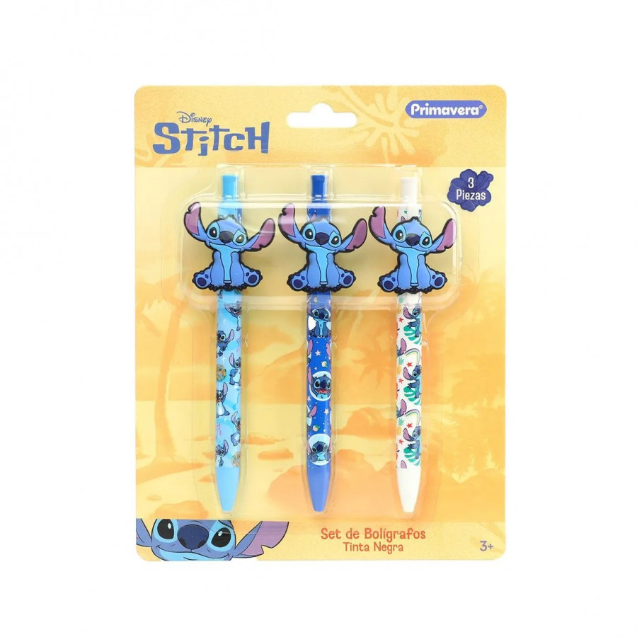 Boligrafo Primavera X 3 Unds Stitch 4151