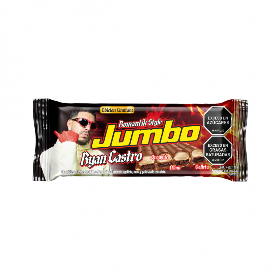 Chocolatina Jumbo Ryan Castro 90g X Und Edicion Limitada