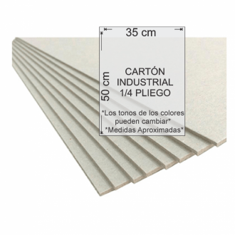 Carton Industrial 1/4 Pliego 35x50 - 1.5mm