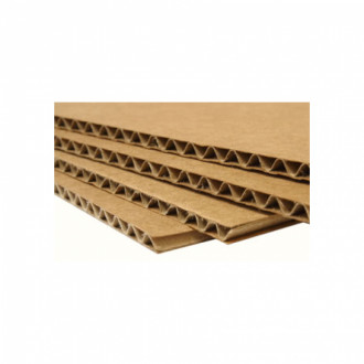 Carton Caja Corrugado Rigido Natural 100x100 Cm