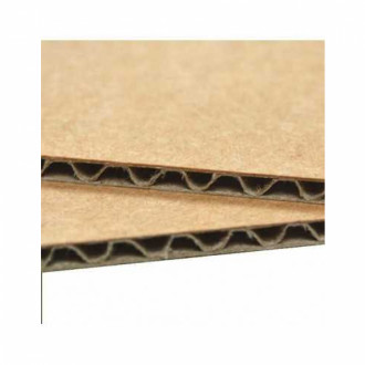 Carton Caja Corrugado Rigido Natural 100x100 Cm