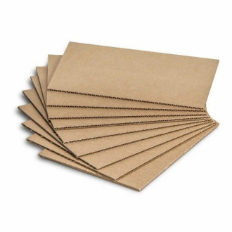 Carton Caja Corrugado Rigido Natural 100x100 Cm