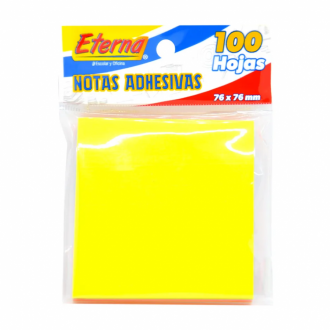 Notas Adhesivas Eterna 4 Colores 100 Hojas 76x76mm Et158