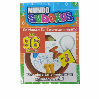 Sudoku/sopa De Letras 96 Paginas Fabriescolares