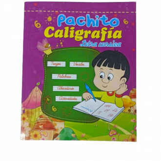 Cartilla Pachito Caligrafia Letra Cursiva Escar
