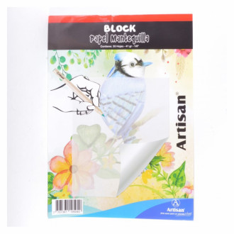 Block Papel Mantequilla 1/8 Artisan