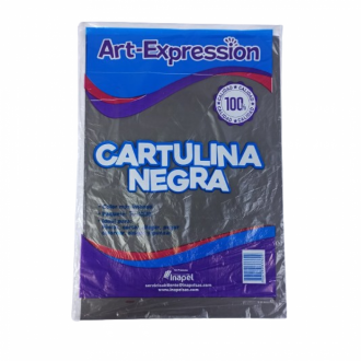 Cartulina Negra 1/8 X Und