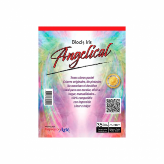 Block Iris Carta Colores Pasteles Angelical Impresionarte