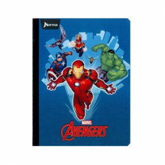 Cuaderno Cosido 50h Rayas Norma Xpresarte Pro Avengers