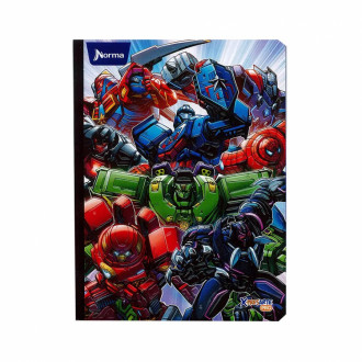 Cuaderno Cosido 50h Rayas Norma Xpresarte Pro Avengers