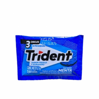 Trident Menta X3 Chicles