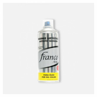 Barniz Aerosol 300cm3 Para Oleo Mate Franco Arte