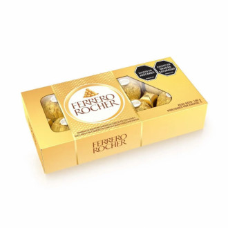 Bombon Chocolate Ferrero Rocher Caja X8 Unds 100g