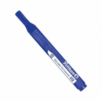 Marcador Pelikan Azul Permanente 418 Punta Gruesa X Und