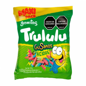 Gomitas Trululu Gusanos Acidos 100g