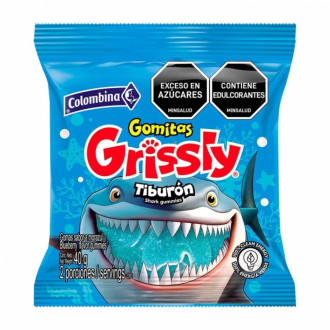 Gomitas Grissly Tiburon 40g