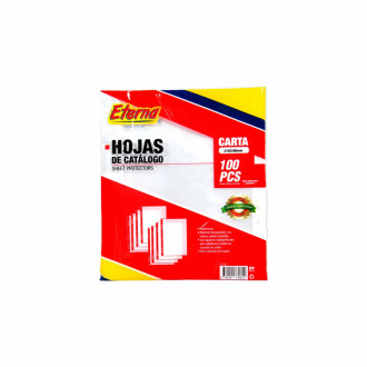 Bolsillo Plastico Carta Delgado Paquete X 100 Unds Eterna Et357