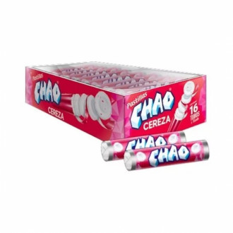 Chao Pastilla Cereza X12 Pastillas 20.4gr Chao Pastilla Cereza X12 Pastillas 20.4gr