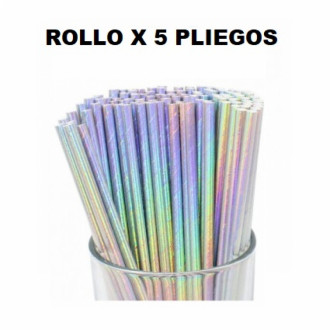 Papel Tornasol X Rollo De 5 Hojas