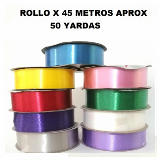 Cinta Papel 3cm Unicolor Rollo X 50 Yardas