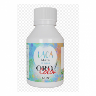 Laca Mate Al Agua Af-22 120ml Oro Color