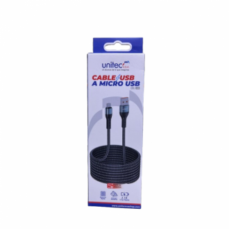 Cable Usb A Micro Usb Cbl-833 3m 5v 2.1a Unitec