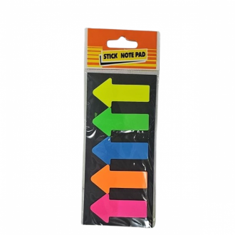 Separadores Adhesivos Stick Note Pad 5 Colores Plasticos Flechas
