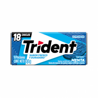 Trident Menta Caja X18 Chicles