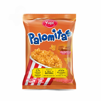 Palomitas Yupi Caramelo 68g X Und