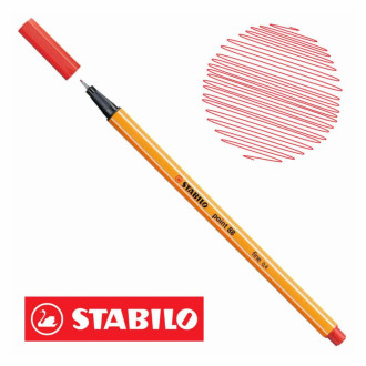 Micropunta Stabilo Rojo X Und