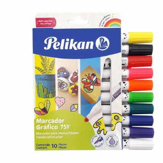 Marcador Grafico Pelikan 751 Caja X10 Unds