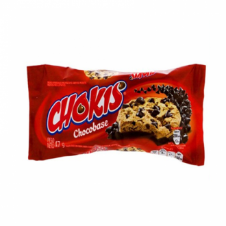 Galleta Chokis Chocobase Bolsa Roja 47g X Und