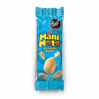 Mani Moto Salado Sin Cubierta 36g