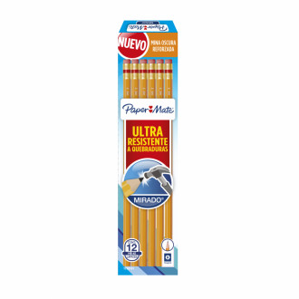 Lapiz Mirado #2 Negro Paper Mate Caja X 12 Unds