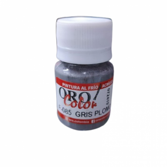 Pintura Acrilica Gris Plomo 30ml Oro Color
