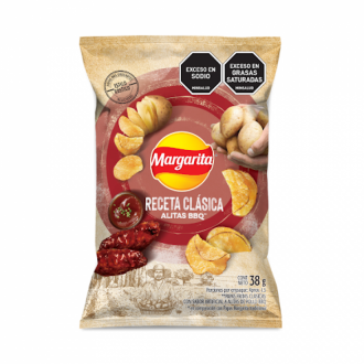 Papitas Margarita Alitas Bbq Receta Clasica 38g