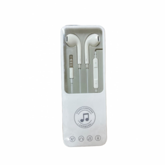 Audifonos Genericos Caja Blanca Rectangular