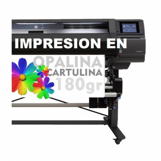 Impresion En Opalina Carta Con Papel