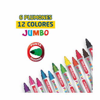 Marcador Offiesco Doble Punta Caja X6 Oe-086