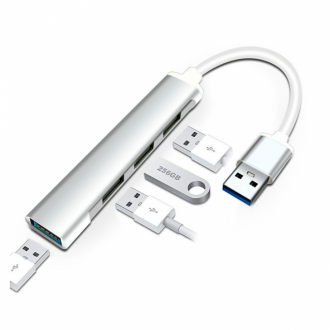 Hub Usb 3.0 4 En 1 Jaltech Lh021