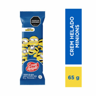 Paleta Minions 65g Crem Helado