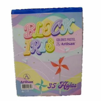 Block Iris Carta Colores Pasteles Artisan Block Iris Carta Colores Pasteles Artisan