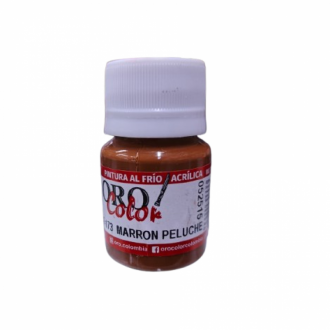 Pintura Acrilica Marron Peluche 30ml Oro Color