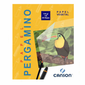 Papel Pergamino 115g 1/8 X Und Canson
