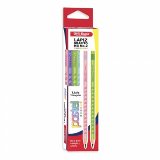 Lapiz Offiesco Pastel Grafito Hb #2 Oe-150p Caja X 12
