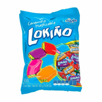 Lokiño Caramelo Masticable Bolsa X100 Unds