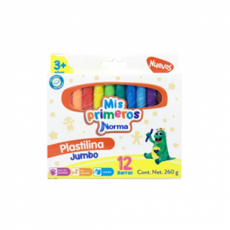 Plastilina Norma Gigante Caja X12 Unds 260g Pg Max