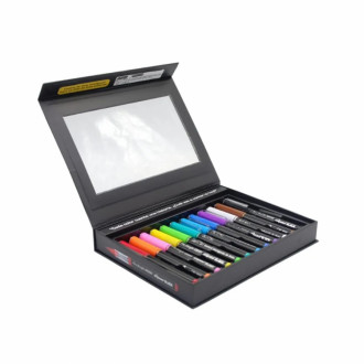 Marcador Acrilico Profesional Gipao  Punta Pincel X 12unds Gp274